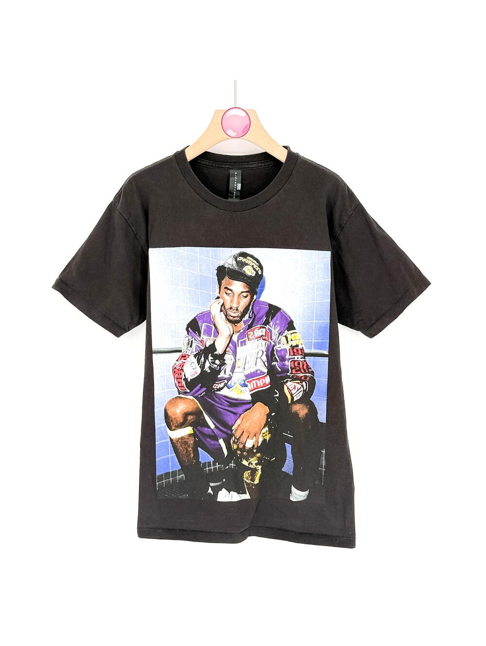 Kobe Bryant‎ NBA Championship Graphic T-Shirt Y2K Mamba Black Mens Medium